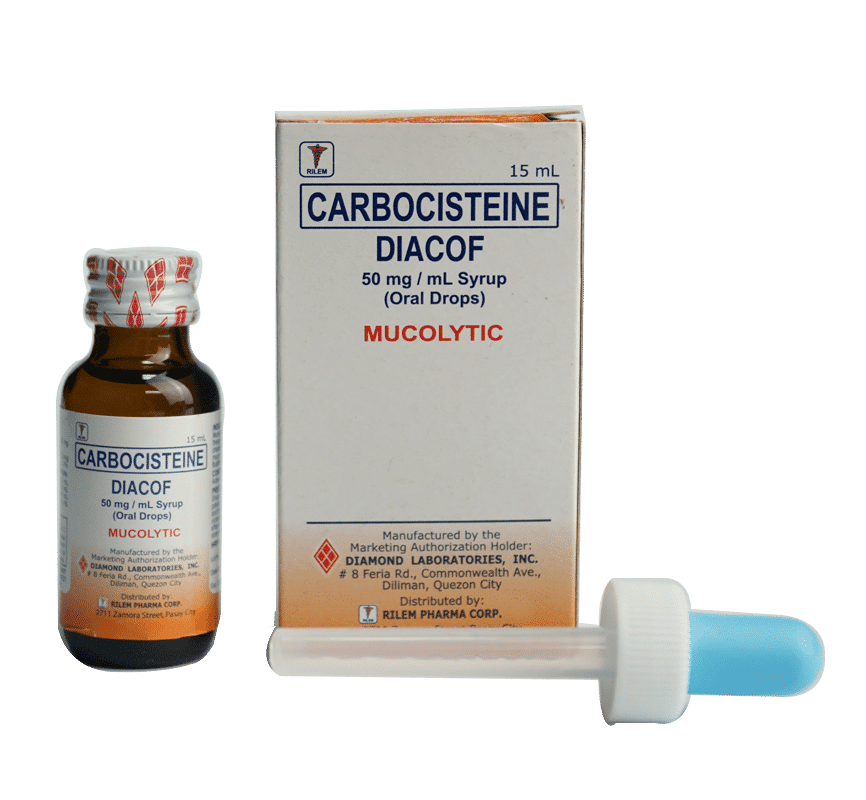 Carbocisteine 50 Mg ML Syrup Oral Drops Diamond Laboratories Inc 